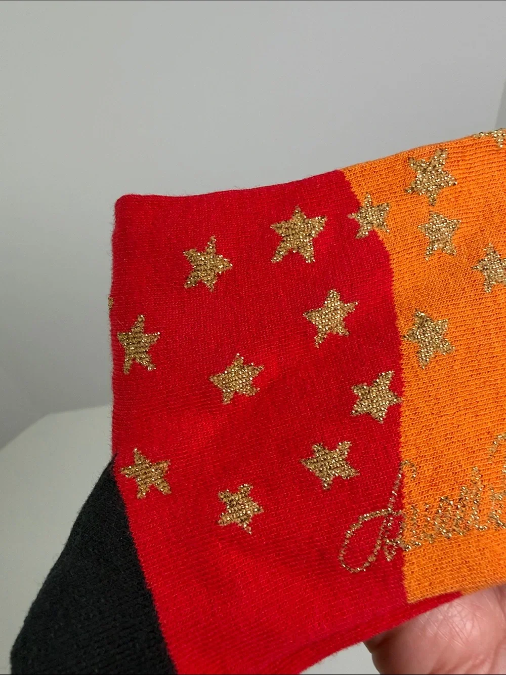 Laurel Burch Vintage Cat Sun Moon Crew Socks Designer Whimsical Stars Boho